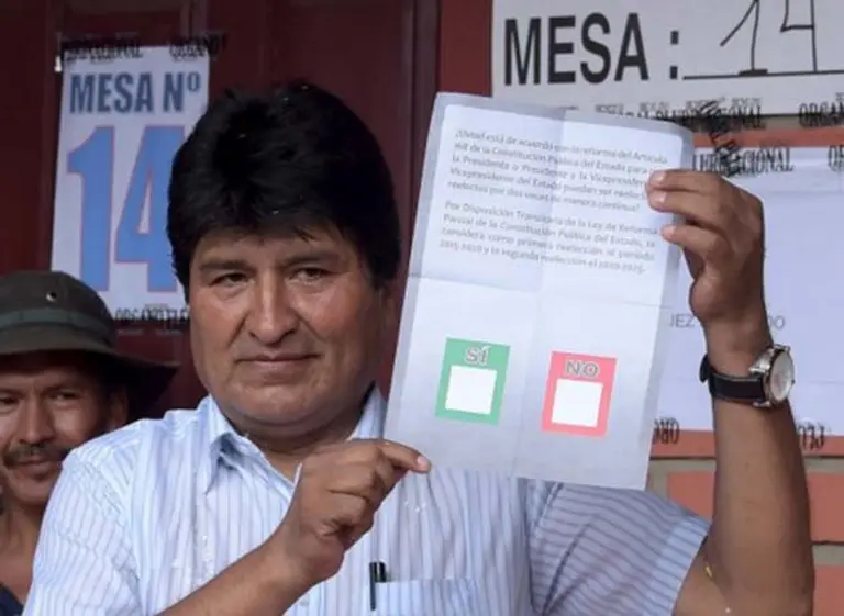 Referéndum en Bolivia: por ahora, se impone el "no" a nueva reelección de Evo