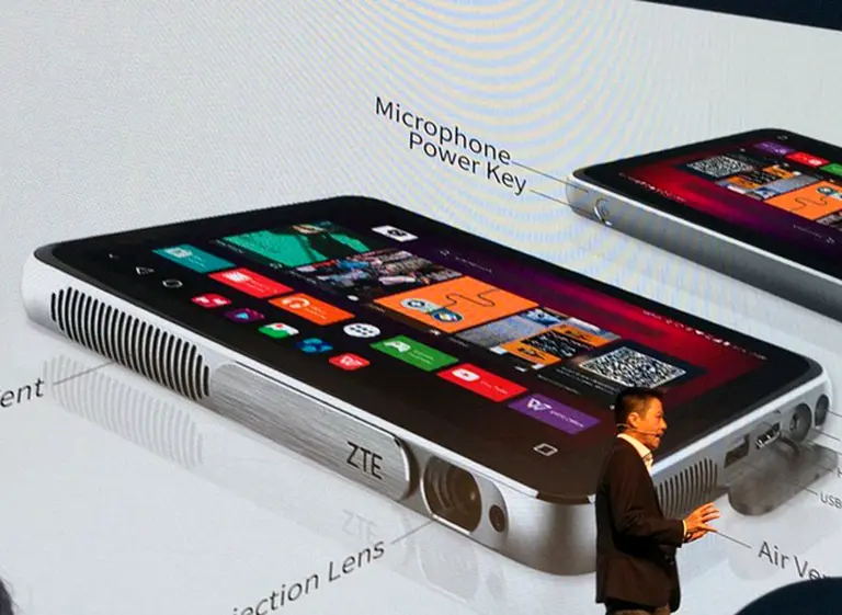 ZTE lanza un proyector móvil para imágenes de gran tamaño
