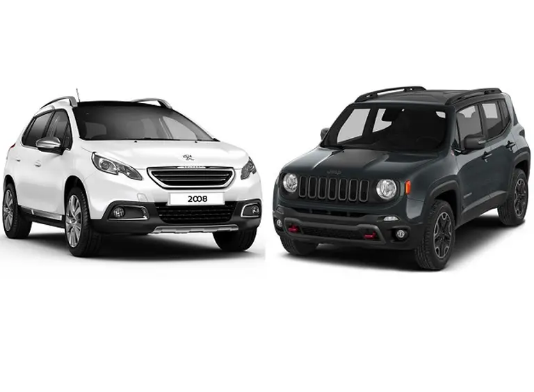 Los dos SUV chicos que se vienen: Peugeot 2008 y Jeep Renegade
