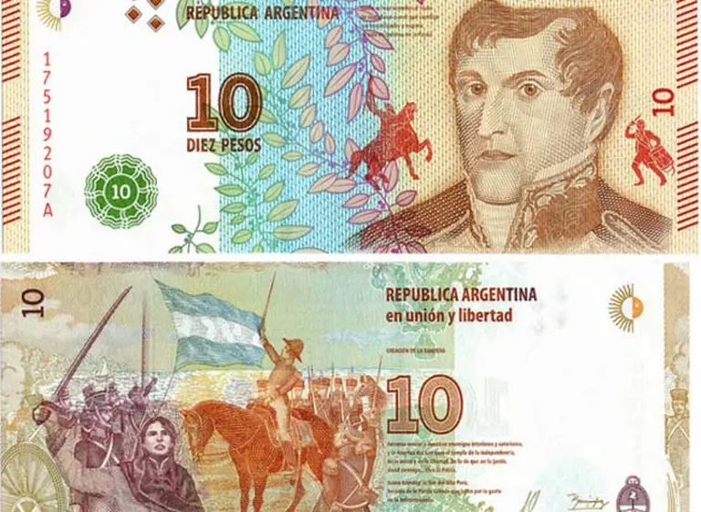 El BCRA difundió el nuevo diseño para el billete de 10 pesos y anunció el de $1.000