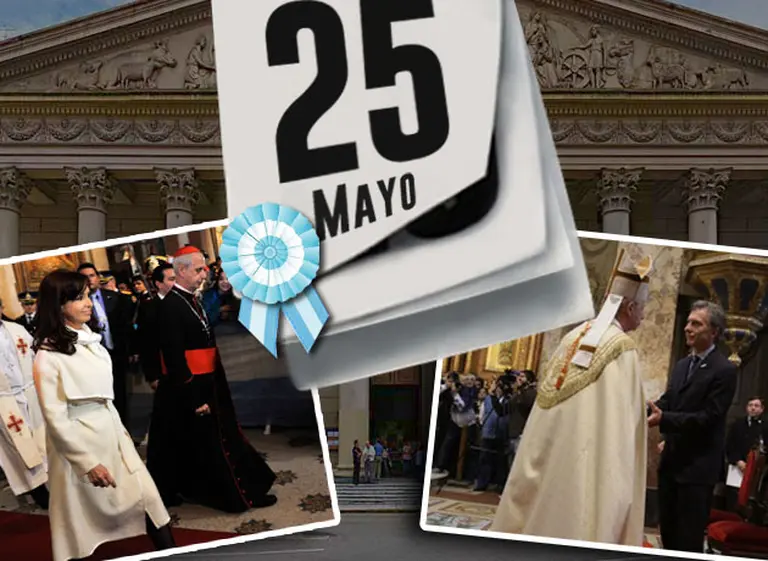 Del viejo "tedeum opositor" a esta tirantez con la Iglesia: cómo fue la metamorfosis del 25 de Mayo para Macri