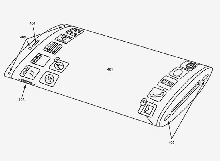 Apple patenta una pantalla de 360 grados para el iPhone