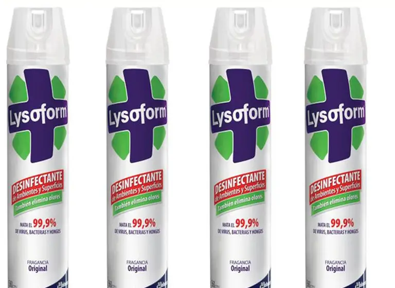 Prohí­ben el uso y la venta de un lote del desinfectante Lysoform contaminado con insecticida