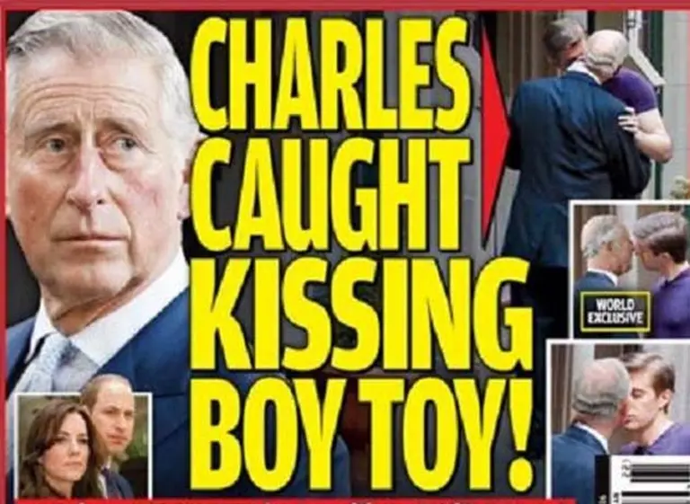 In fraganti: pescaron al prí­ncipe Carlos a los besos con un hombre