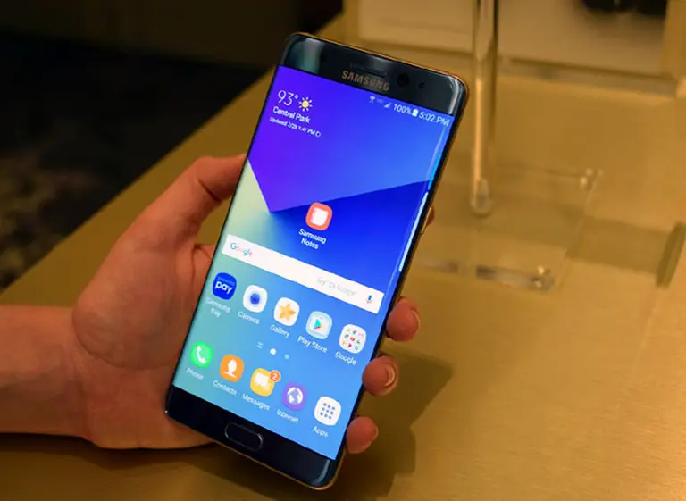 Samsung podrí­a volver a vender el Galaxy Note 7