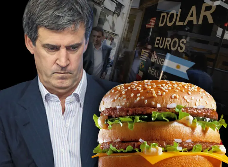 Alerta por atraso cambiario: según el índice Big Mac, el dólar en la Argentina deberí­a cotizar a $16,87