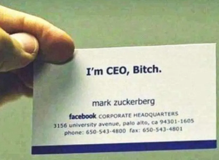 De Jobs a Zuckerberg: las tarjetas de presentación de los CEO de "gigantes tecnológicos"