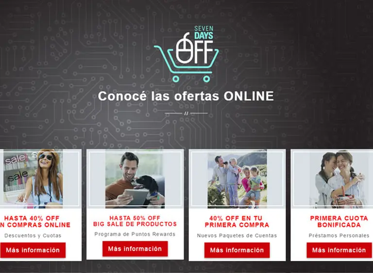 Llegó 7 days off, la iniciativa de e-commerce de HSBC