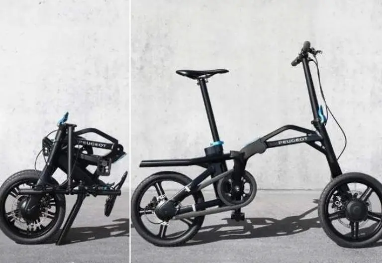 Peugeot eF01: así­ es la nueva bicicleta eléctrica plegable que entra en cualquier baúl