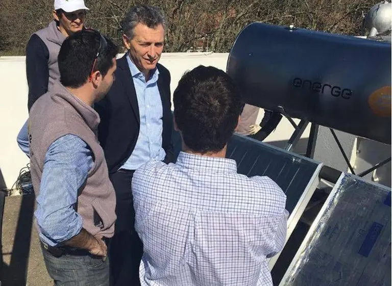 Salen a la venta los termotanques solares que Macri instaló en la Quinta de Olivos