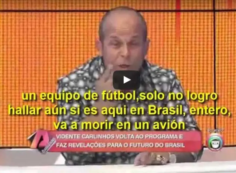 El vidente que predijo la tragedia: "Un equipo de fútbol morirá en un avión"