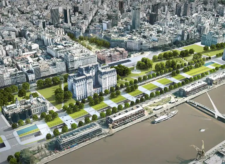 Las obras del Paseo del Bajo impactan en Puerto Madero: la mitad de los restaurantes está en crisis