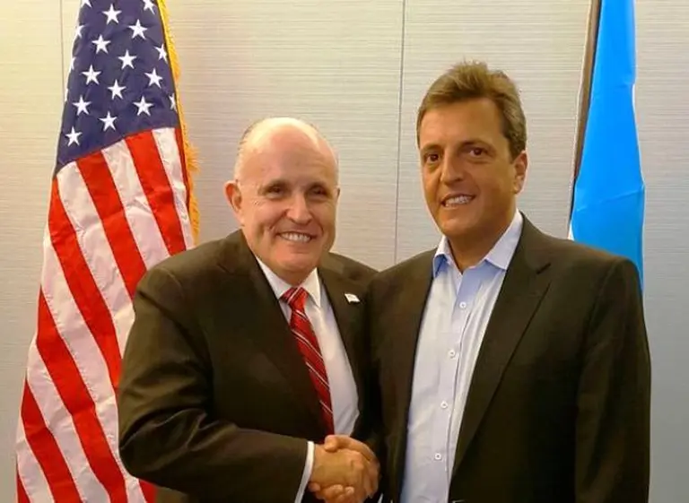 Sergio Massa fue invitado a la asunción de Donald Trump