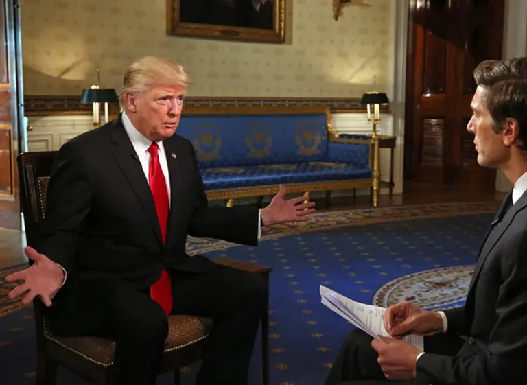 La primera entrevista al flamante presidente de EE.UU. en 10 frases