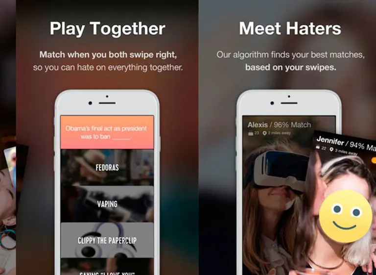 Hater, el Tinder de los que odian las mismas cosas