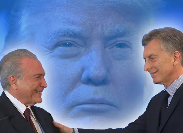 Ante la "amenaza Trump", Macri y  Temer buscan fortalecer el Mercosur y promover el comercio con Europa y México