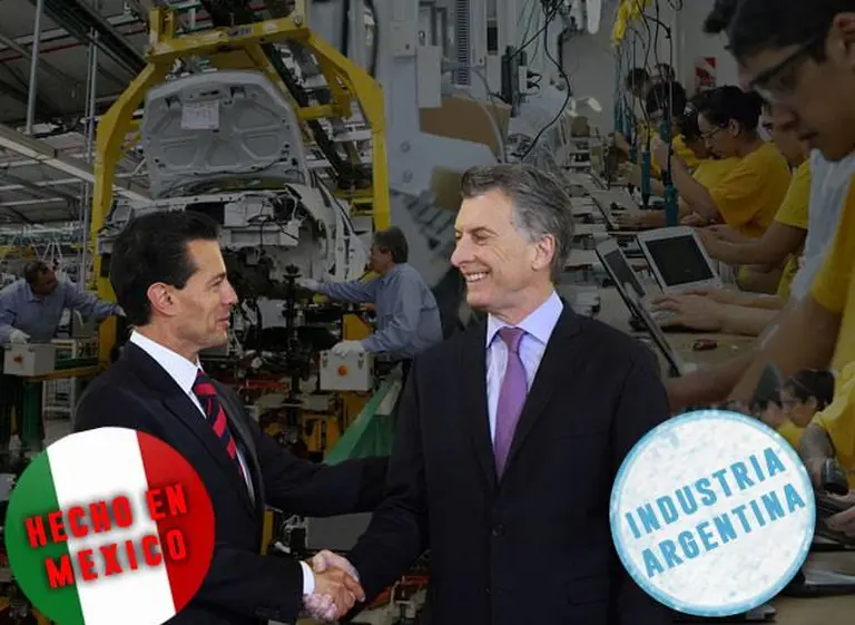 Macri quiere liberar comercio con México y empresarios temen ingreso de productos baratos