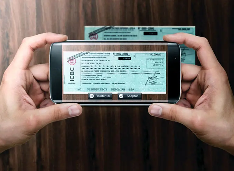 ICBC lanza aplicación para facilitar operaciones con cheques