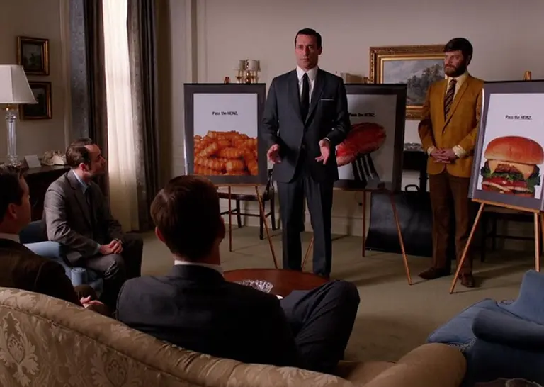 Una publicidad de Don Draper en la serie Mad Men fue readaptada por un creativo argentino