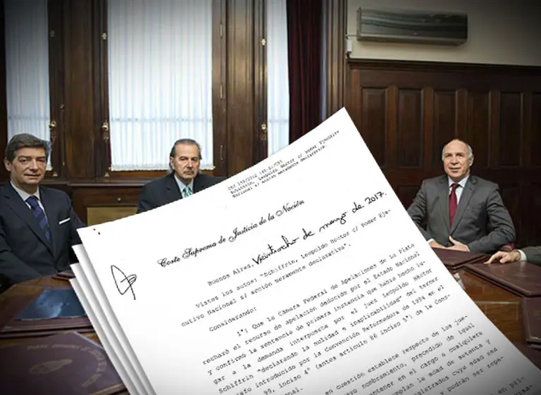 La Corte restableció el lí­mite de 75 años de edad para los jueces