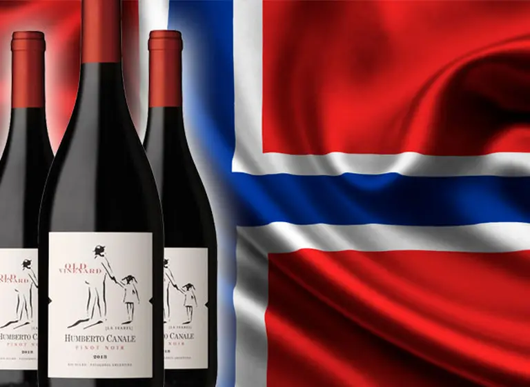 Vinos de la Patagonia a Noruega: el Pinot Noir de alta gama de Humberto Canale ingresa a un mercado exigente