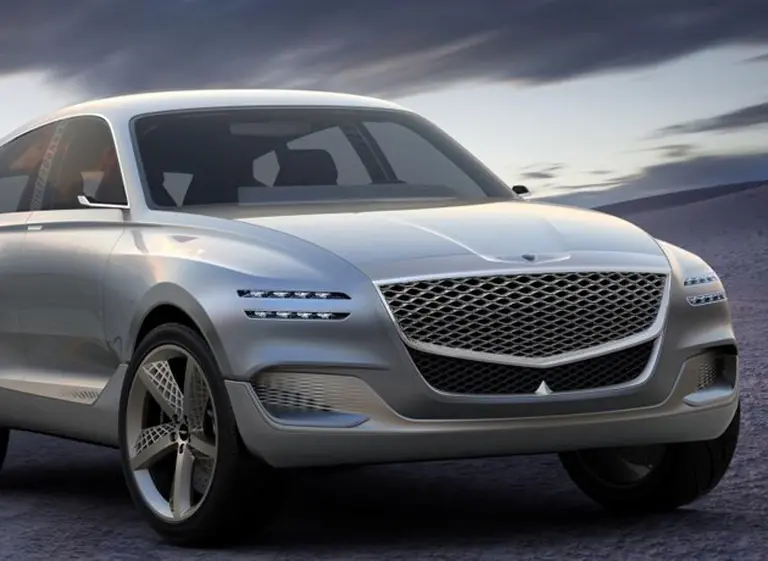 Hyundai muestra la SUV de lujo Genesis GV80 en el Auto Show de Nueva York