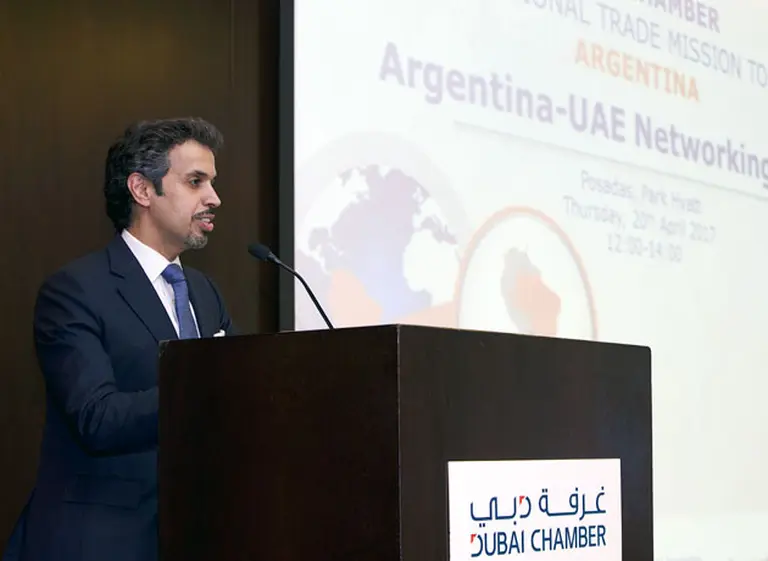 Empresas de Dubai invertirán en la Argentina sólo cuando la inflación sea menor al 5% anual