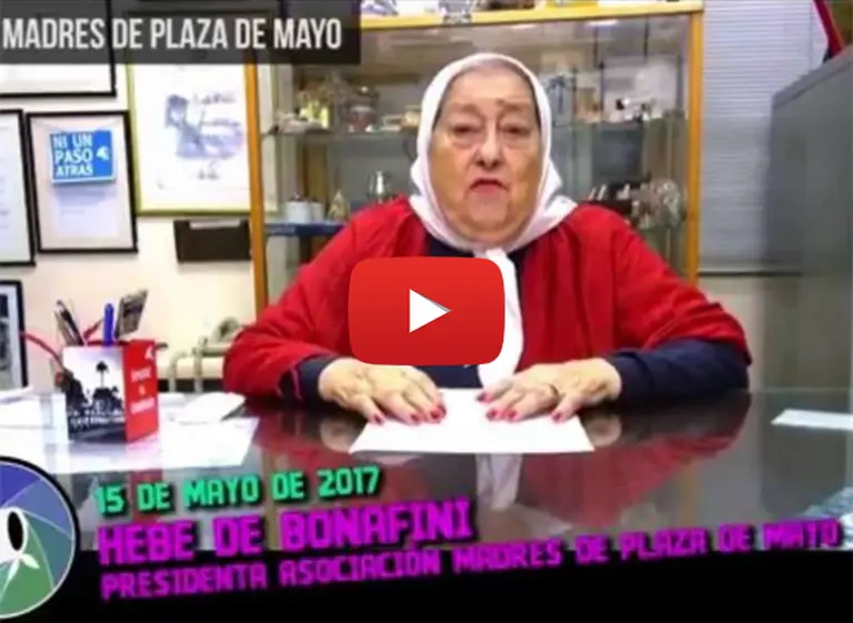 Bonafini, irónica: "Gracias Macri por darme este honor de ser procesada"