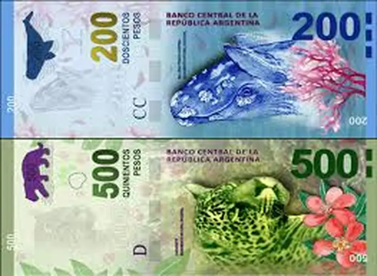 Cayó la cantidad de billetes de $500 y $100 en circulación durante enero
