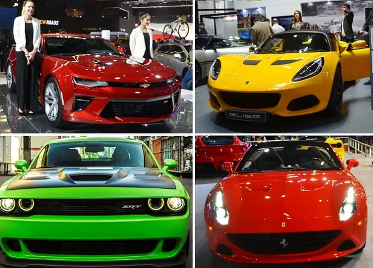 Los impresionantes deportivos del Salón: desde el Camaro hasta los nuevos Lotus y Ferrari