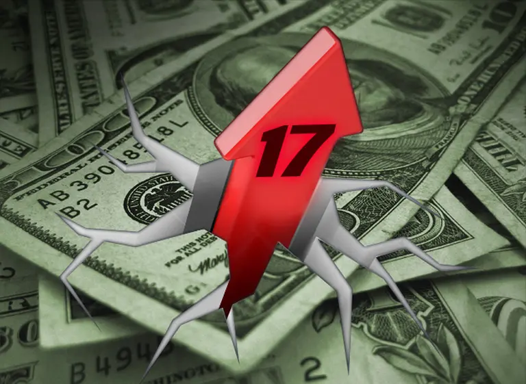 Sin techo a la vista ni señales desde el BCRA, el dólar escaló de nuevo y cerró a $17,40 promedio