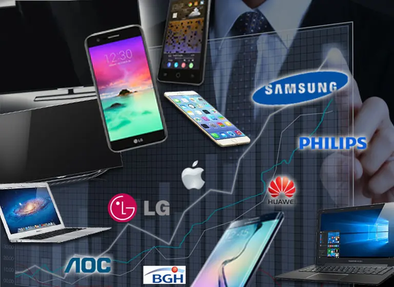 ¿Qué marcas eligen los argentinos?: el ranking "top ten" de ventas de celulares, TV y tablets