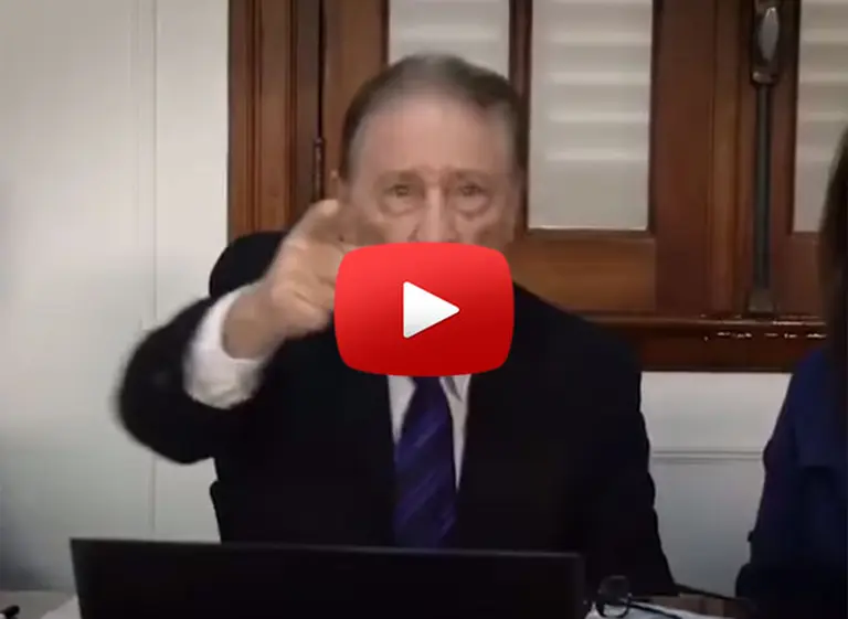 Extraño spot de Sanfilippo para las PASO al grito de "garrote, garrote y garrote"