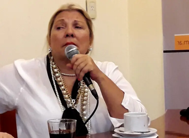 La "listita" de Carrió: "Ahora me falta Aní­bal Fernández"