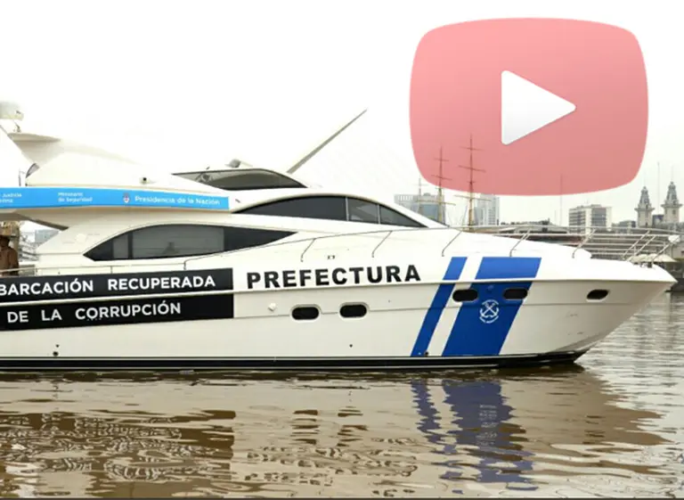 Por dentro, el yate de Ricardo Jaime que fue entregado a Prefectura Naval