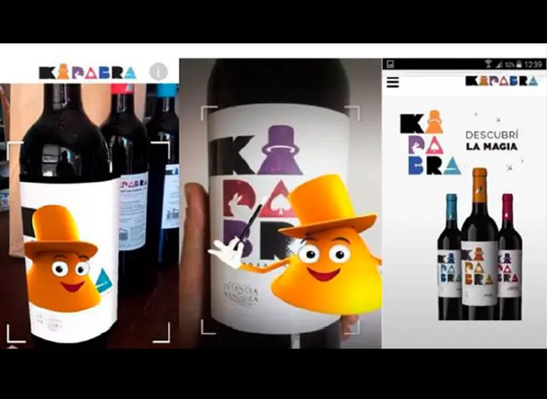 Kadabra, la etiqueta que le habla a quien descorche su vino