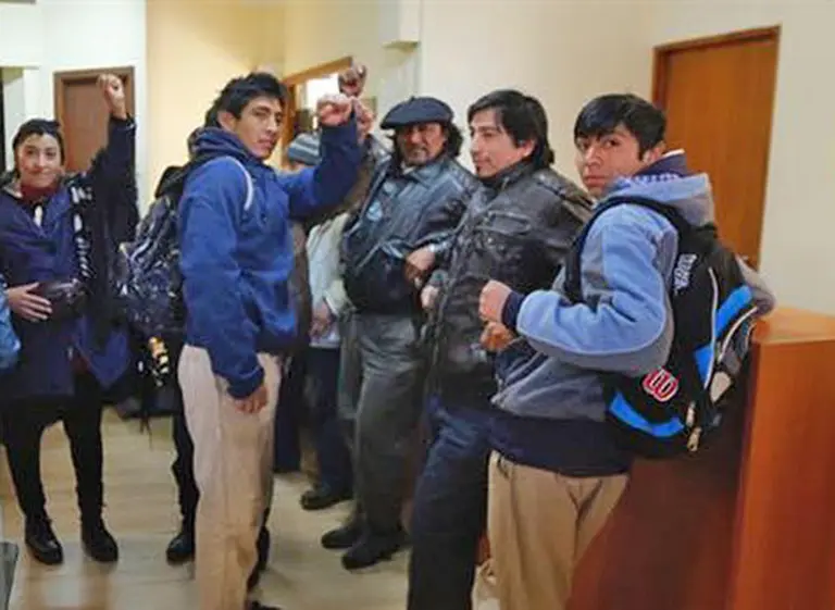 Maldonado: tras toma del juzgado de Esquel, Otranto recibió a los mapuches