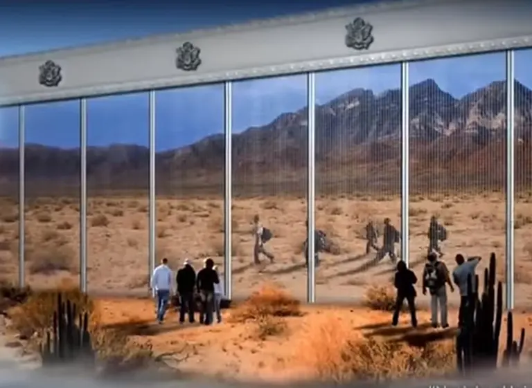 Video: comenzaron a construir los prototipos del muro entre México y EE.UU.