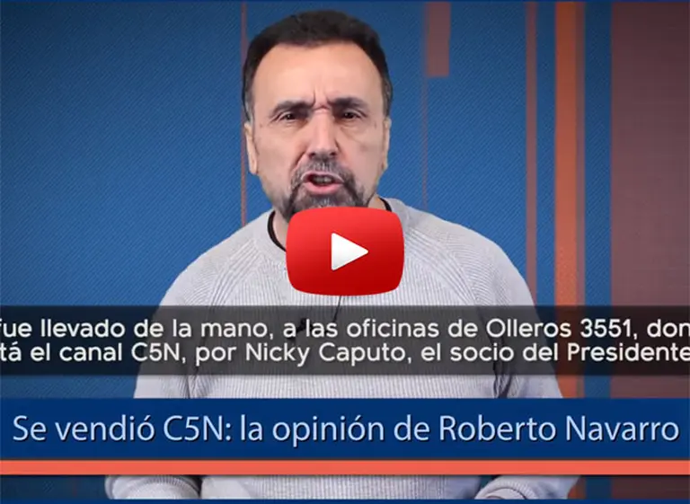 Navarro habló sobre su salida de C5N: "Era condición para vender el canal"