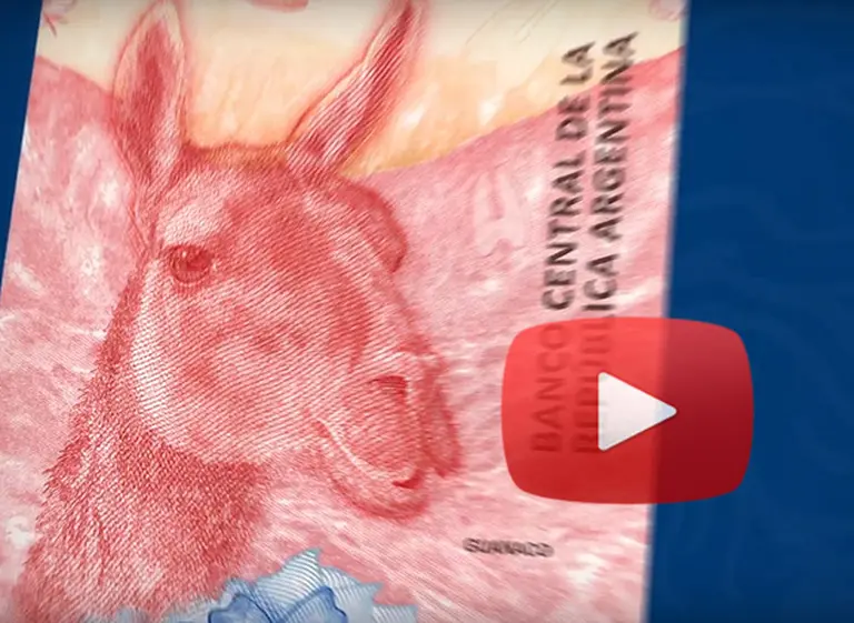 Video: las medidas de seguridad que trae el nuevo billete de $20