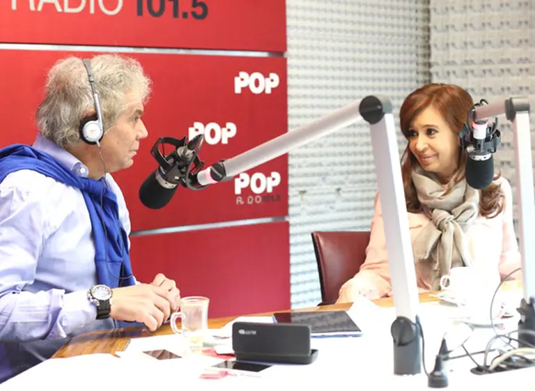 Cristina con Beto Casella: "Enfrentamos toda la vida al 'Pata' Medina"