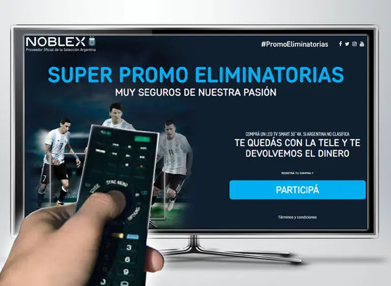 "Si Argentina no clasifica, te devolvemos el dinero": cuánto deberá pagar Noblex si la Selección no va al Mundial