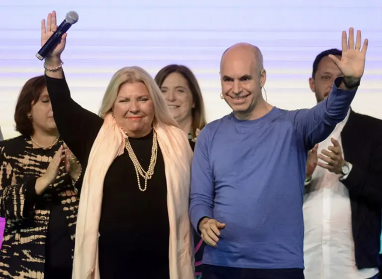 Apelando al liderazgo de Macri, Rodrí­guez Larreta y Carrió festejaron el categórico triunfo en la Ciudad