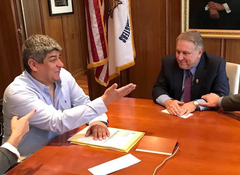 Pablo Moyano se reunió con el gremio de camioneros de EE.UU. y advirtió sobre "paro internacional"