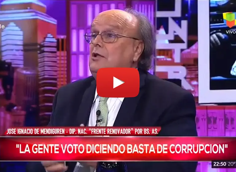 Insólito furcio de diputado massista: "Nosotros somos la corrupción"