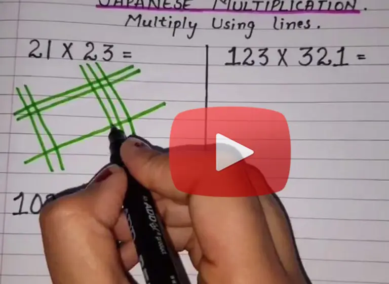 Video: el ingenioso método japonés para multiplicar que es furor en las redes
