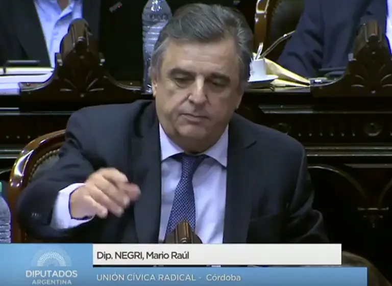 El presidente del interbloque Cambiemos no quiso hablar en el cierre de la sesión: sus razones