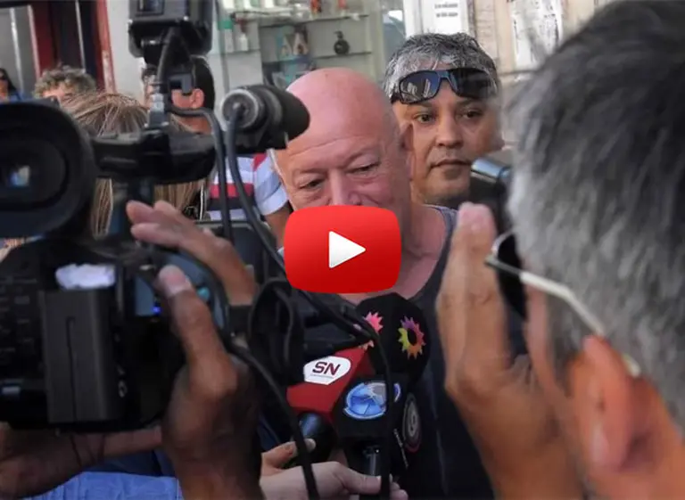 El gremialista de la UOCRA que se entregó envió un video a sus afiliados: "Todo vuelve. Viva Perón carajo"