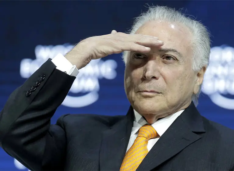 Temer anunció en Davos el nacimiento de un "nuevo Brasil" y halagó sus reformas
