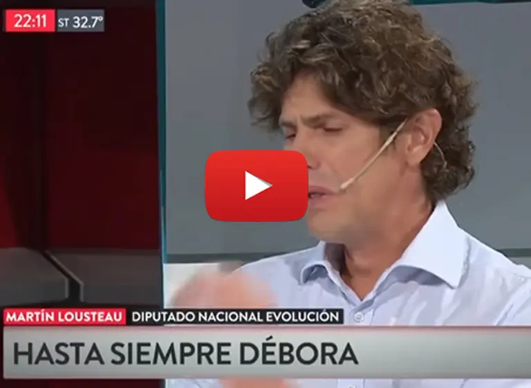 Video: Lousteau y un llanto desconsolado al recordar a Débora Pérez Volpin